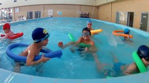 Детская тренировка по плаванию дети 4-6 лет