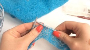 Вязание. Мастер класс мохеровый джемпер Часть 1.