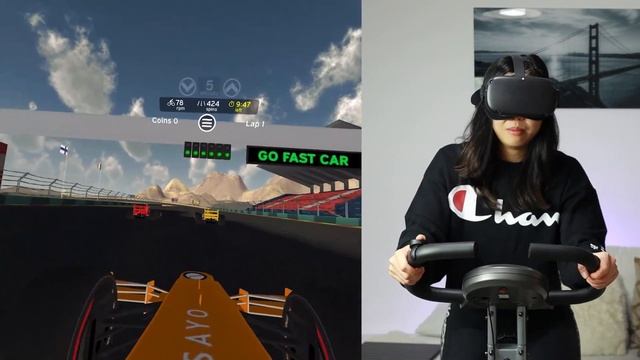A Look At The Future Of Indoor Workouts – VR Exercise Bike (VZFit) смотреть онлайн
