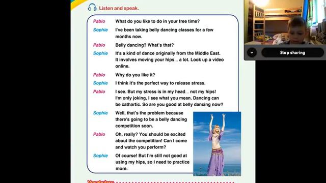 OMG! Online student dances in front of his teacher. - Present Perfect Progressive смотреть онлайн
