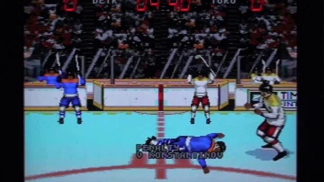Wayne Gretzky And The NHLPA All Stars - Sega Genesis Hockey Fight (Retro Sunday) смотреть онлайн