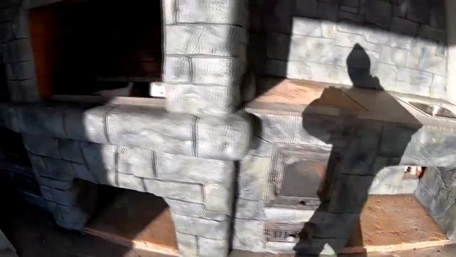 изготовление скульптур, каминов, барбекю из арт бетона работы Хворова Андрея смотреть онлайн