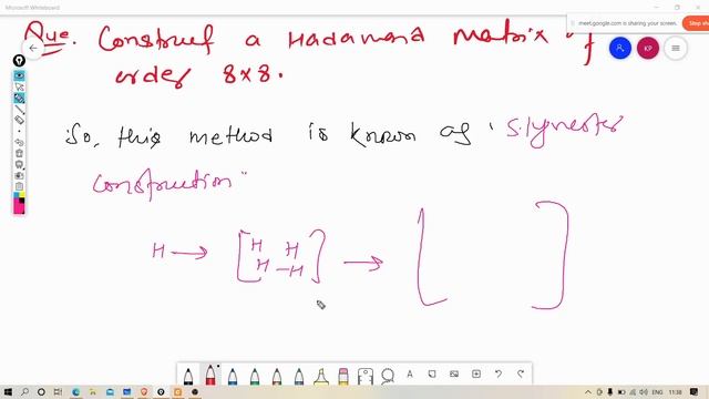 Hadamard Matrices Lect.-01 || Hadamard Matrix Basics, Sylvester-Hadamard Matrix and Construction смотреть онлайн