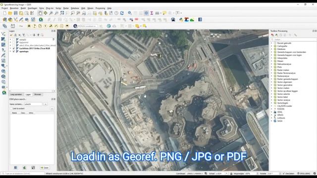 Georeferencing from dwg in Qgis смотреть онлайн