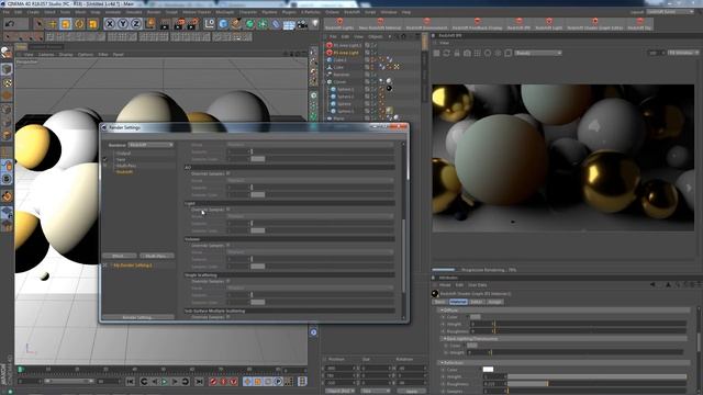 68. Видеоурок по Cinema 4D: Оптимизация рендера Redshift (без GI) смотреть онлайн