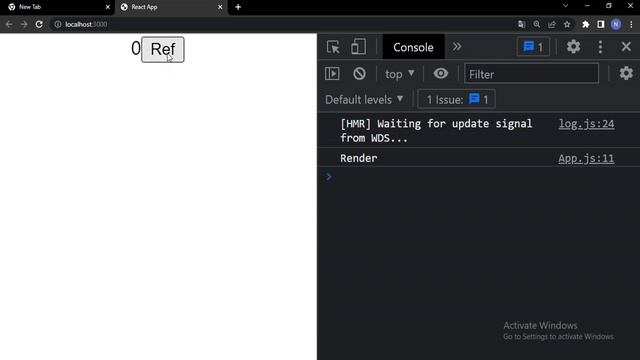 useRef hook in React js | Difference b/w useState hook and useRef hook | Reactjs tutorial in hindi смотреть онлайн