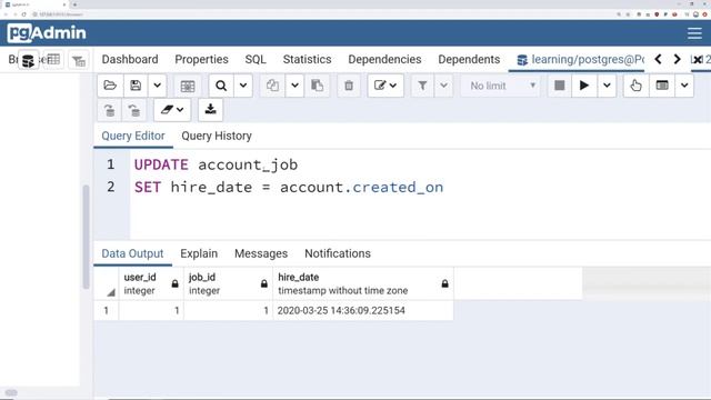 Postgres - Update and delete in PostgreSQL смотреть онлайн