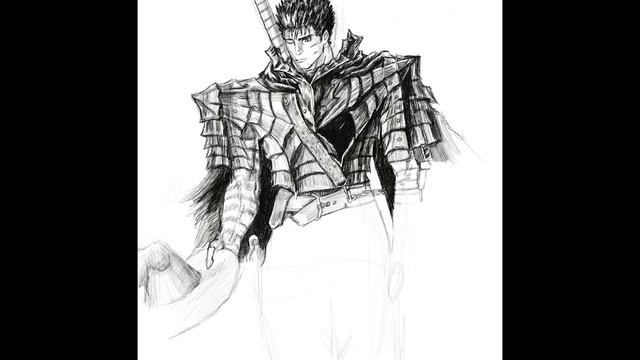 Guts from Berserk Drawing | 베리세르크 가츠 애니 드로잉 смотреть онлайн