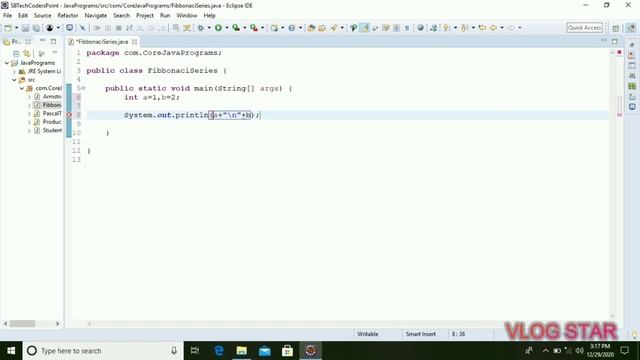 Fibbonaci Series program using Java Language frequently asked Interview question. смотреть онлайн
