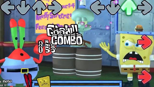 FNF Character Test | Gameplay VS Minecraft Playground | Floppa VS Mistful Morning(Squidward,Mr Crab смотреть онлайн