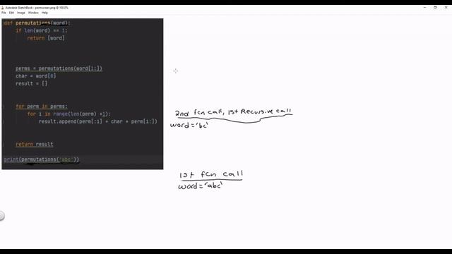 Python - All Possible Permutations w/ Recursion смотреть онлайн