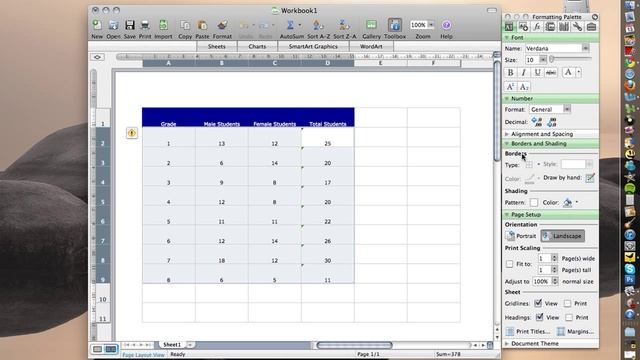 Office For Mac - Excel - Borders (printing borders) смотреть онлайн