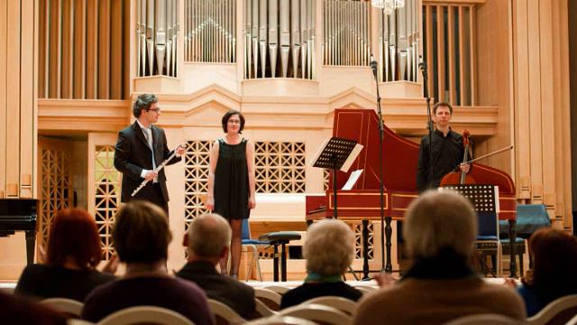 Johan Sebastian Bach - Sonata B minor (h-moll) for Flute and Continuo - I Andante - BWV1030 смотреть онлайн