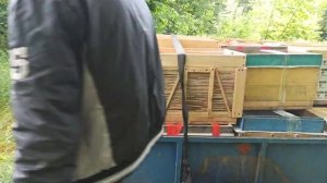 Начали перевозить пчел на Акацию. Кочевка с пчелами в лес 13.06.2021