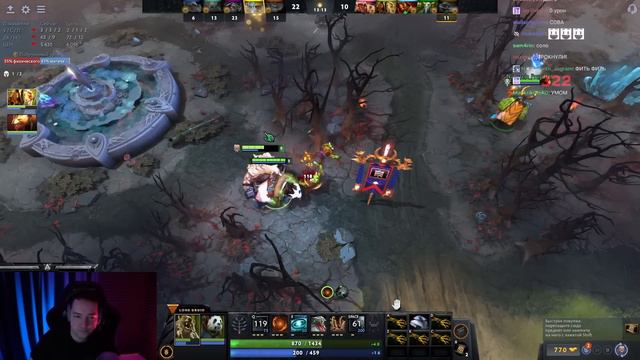 Чел из чата максимально руинит игру Головачу | Фурион легенда | LenaGolovach Best Moments | Dota 2