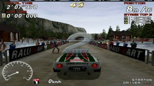 Classic games - Sega rally 2 смотреть онлайн