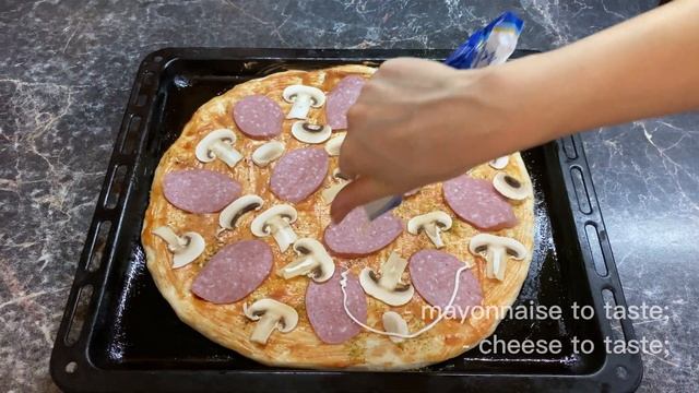 ? ВКУСНАЯ ПИЦЦА за пять минут | ? DELICIOUS PIZZA in five minutes смотреть онлайн