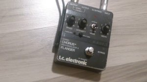 TC Electronic SCF Stereo Chorus Flanger mini demo