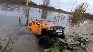 Hummer в тюне против Blazer K5 ... Сравнительный тест на бездорожье. Traxxas TRX-4 OFFroad 4x4