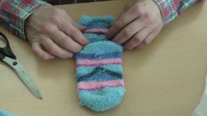 мастер класс по изготовлению котика из носков Надежда Русакова