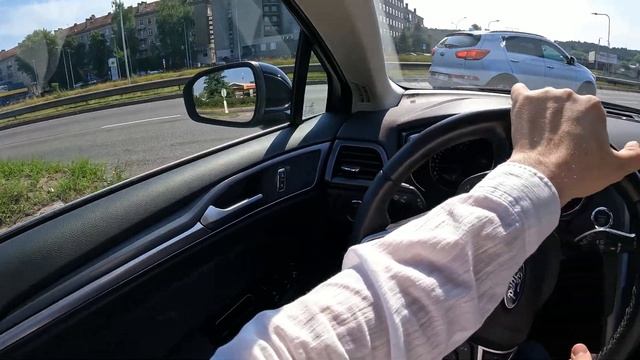 2017 Ford Mondeo [ Titanium Edition 1.5l diesel 120hp ] | POV Test Drive | Fuel consumption info смотреть онлайн