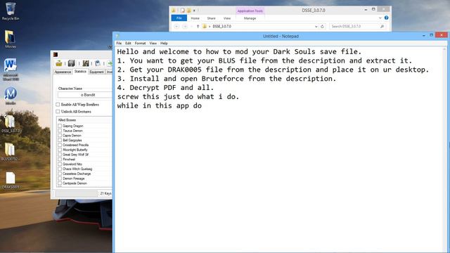 How to Edit a Dark Souls Save File (PS3) смотреть онлайн