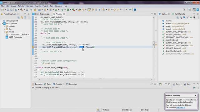 STM32 Proteus simulation UART Protocol STM32CUBEIDE part 3 Tamil смотреть онлайн