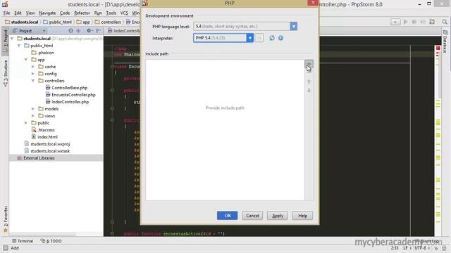 Como integrar Phalcon a PHP Storm смотреть онлайн