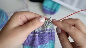 КАК СВЯЗАТЬ КРАСИВЫЕ НОСКИ СПИЦАМИ // ВЯЖЕМ НОСКИ ОТ МЫСКА