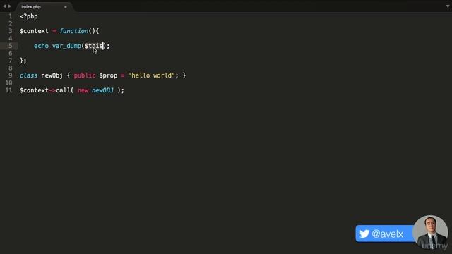 10 Functional call context PHP 7 смотреть онлайн