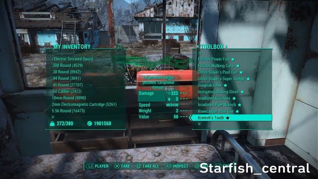 Fallout 4 All Of My Never Used Legendary Melee Weapons Collected Up To Level 251 смотреть онлайн