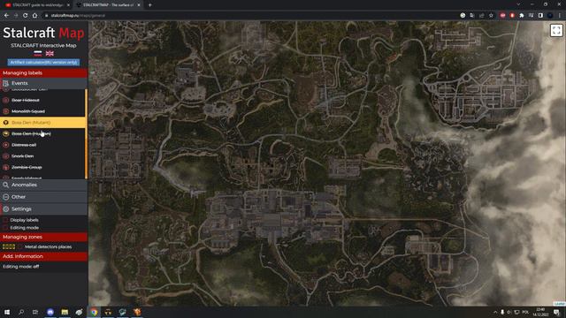 STALCRAFT interactive map guide for / shelters / boses/ events / anomalies /mobs / digging areas смотреть онлайн