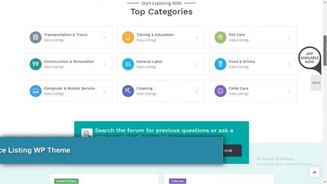 Best Service Finder WordPress Theme смотреть онлайн