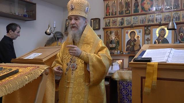 Проповедь в неделю 25-ю по Пятидесятнице 12 декабря 2021 года смотреть онлайн