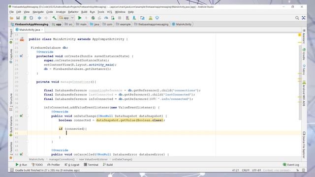 Firebase Online and Offline user status in android | Firebase Tutorials. смотреть онлайн
