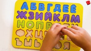 Русский алфавит для малышей от А до Я | Учим буквы | Азбука для самых маленьких