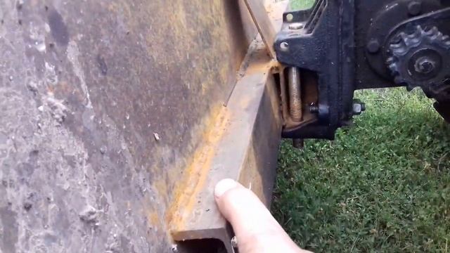 Самодельный ковш и прицеп к минитрактору. смотреть онлайн