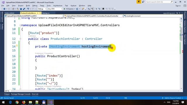Upload File in CKEditor in ASP.NET Core MVC смотреть онлайн