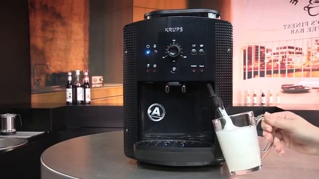 How to make a cappuccino with your coffee machine Essential - KRUPS смотреть онлайн