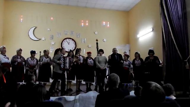Салганы. Новый год 2019. Древаль В.В. поздравляет односельчан(финальная песня). смотреть онлайн