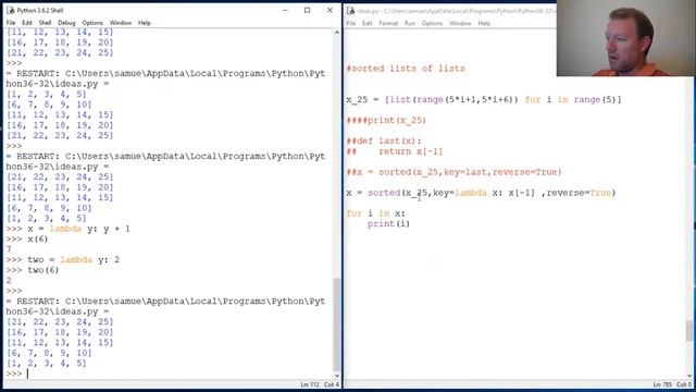 Python Basics Sort List of Lists pt 3 смотреть онлайн