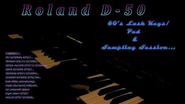 Roland D-50 80s Lush Keys & Pad смотреть онлайн