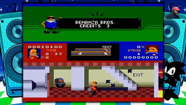 Classic Game Of The Day! Bonanza Bros. смотреть онлайн