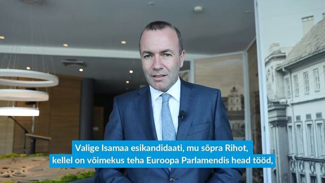 Manfred Weber - valige Euroopa Parlamenti Riho Terras! смотреть онлайн