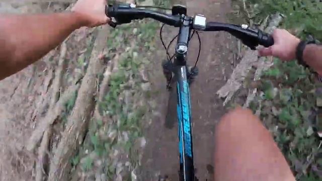 Insane Mountain Bike Trail Riding On The GT Aggressor Pro Mountain Bike