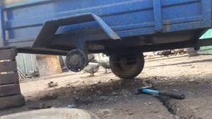 Делаю тормоза на телеге от мотоблоке Нева мб2