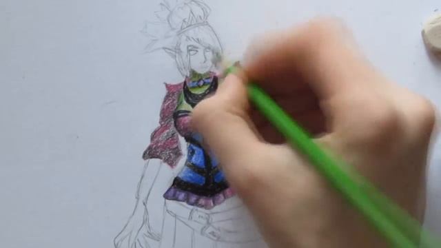 Как нарисовать death prophet Dota2 (speed painting) смотреть онлайн