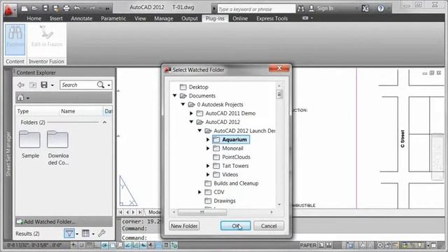 AutoCAD 2012 Explorador de Conteúdo da Autodesk смотреть онлайн