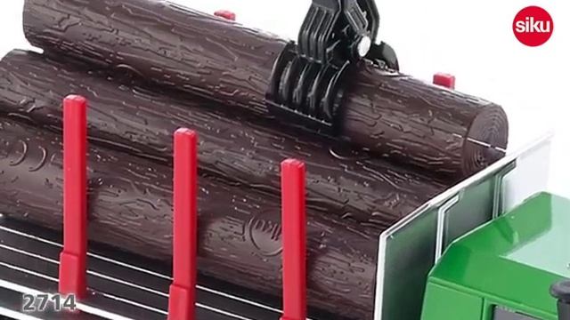 Siku Super 2714 Log Transporter Die Cast Scale 1:50 смотреть онлайн