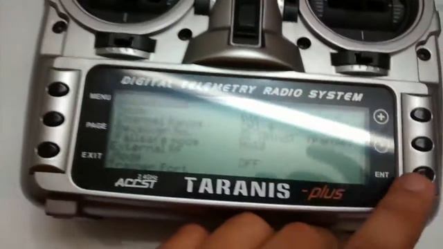 Bind Taranis con un receptor X8R + Setup básico para multirotor смотреть онлайн